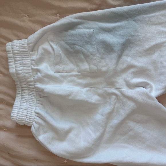 Frankie's Bikinis White Joggers - Picture 8 of 8